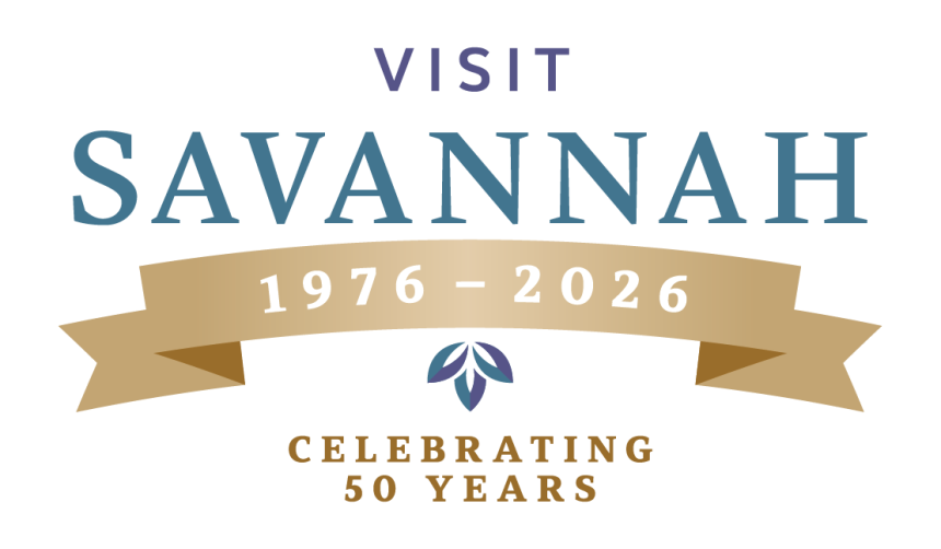 Visit Savannah 50th Logo