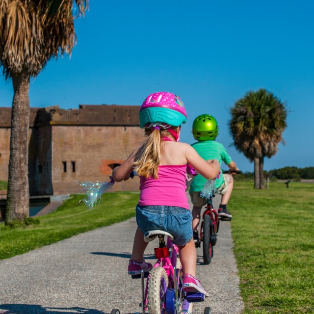 Bikes in Fort Pulaski