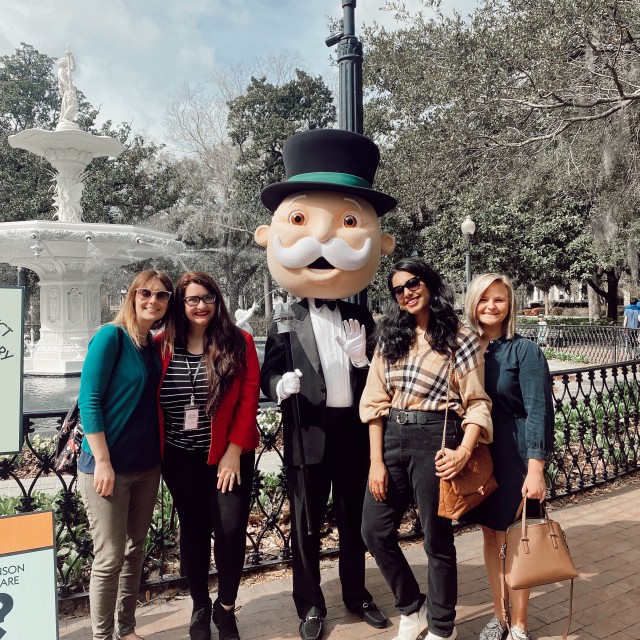 Savannah takes Monopoly!