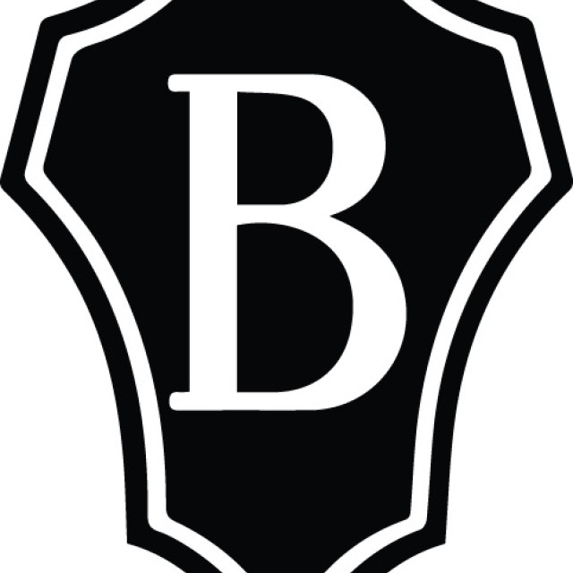 beta georgia black shield logo with capital B