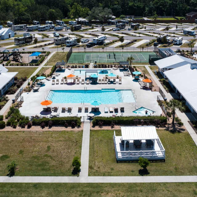 Creekfire RV Resort aerial view