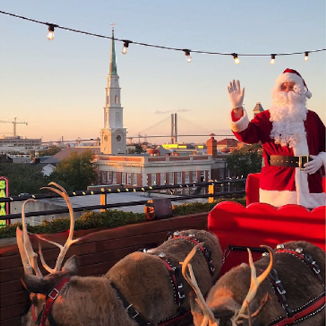 Reindeer on the Roof - Santa