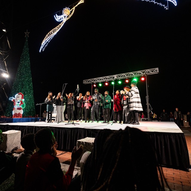 Savannah Christmas Market opening ceremony