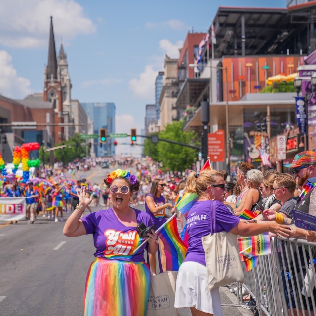 a pride parade