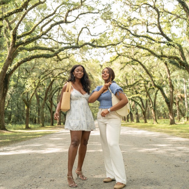 SAKS and Loveshackfancy collaboration in Savannah, GA.