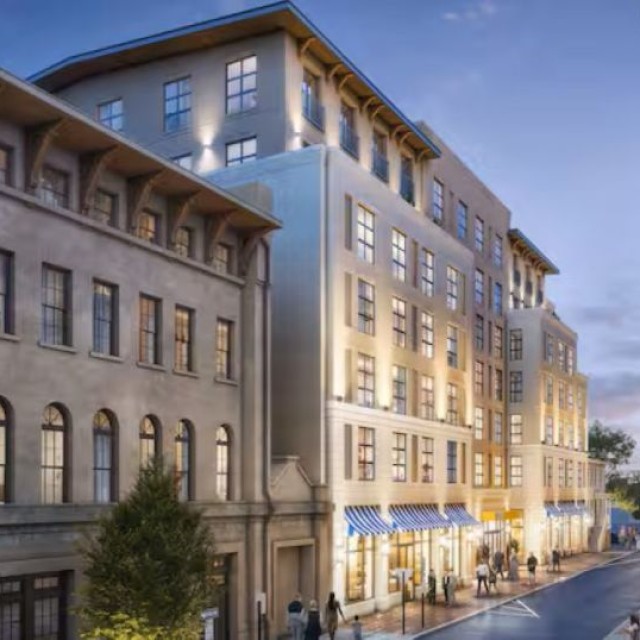 Hotel rendering for Tempo by Hilton Savannah Historic District