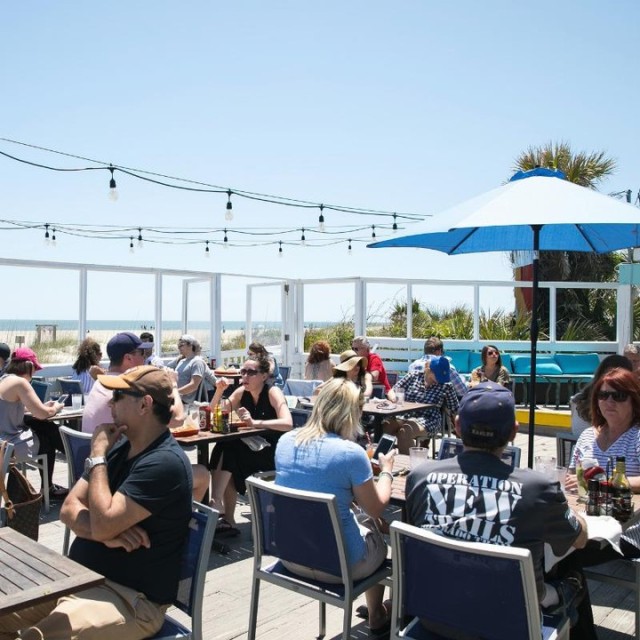 Tybee Island Deck Beachbar Kitchen Outdoor Patio Dining