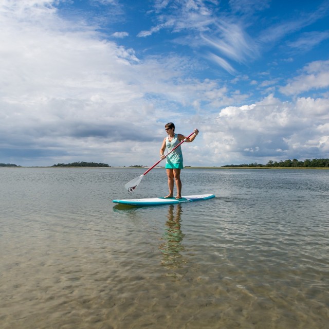 Paddleboarding in Savannah, Georgia