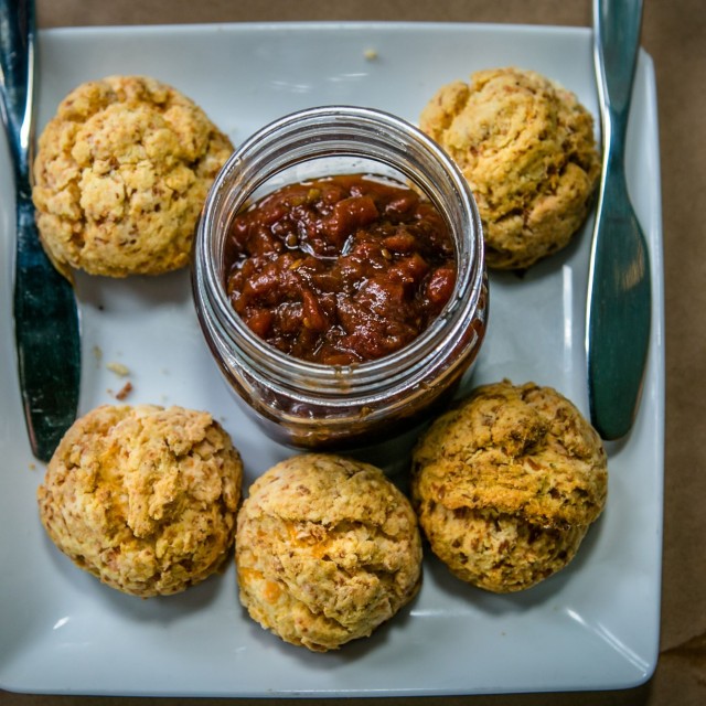 Biscuits at Cha Bella in Savannah, Georgia.