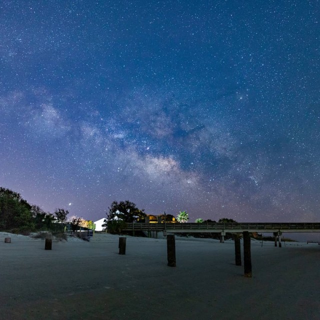 tybee back river beach stars