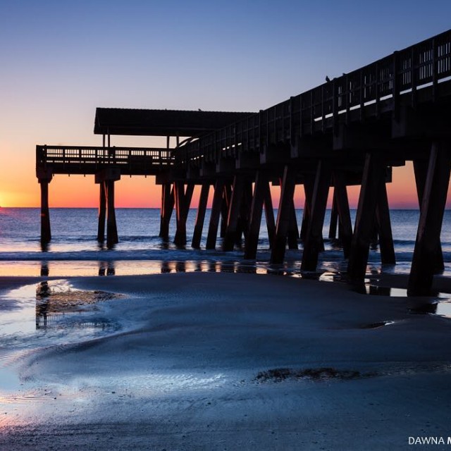 tybee island pier sunrise