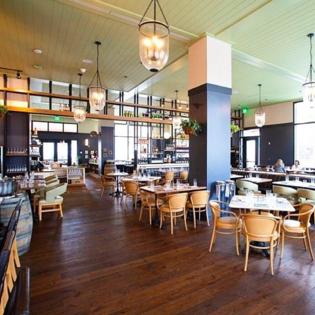 The Emporium Kitchen & Wine Market is located in the Perry Lane Hotel. 