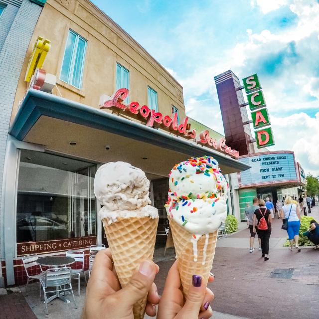 Leopold's Ice Cream.