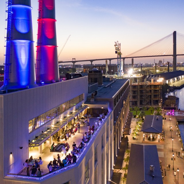 plant riverside exterior riverfront