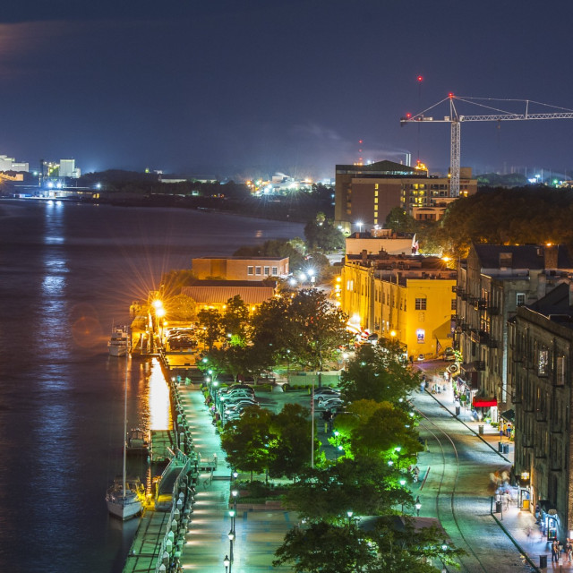 River Street Evening by Geoff Johnson