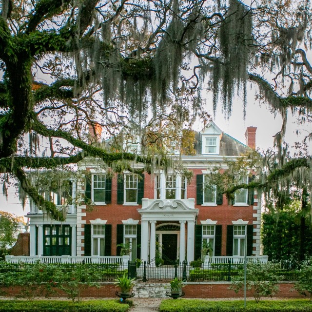 A historic home in Savannah, Georgia