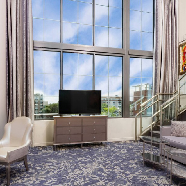 Bi-Level One Bedroom Loft at the JW Marriott Savannah Plant Riverside