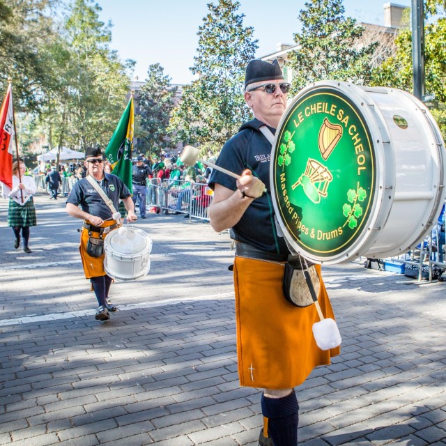 st. patrick's day parade drum irish