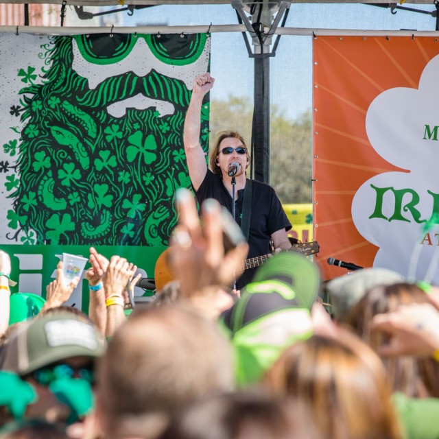 St. Patrick's Day in Savannah's City Market