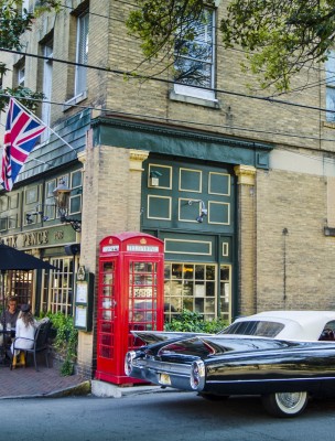 The Six Pence Pub in Savannah by Geoff Johnson