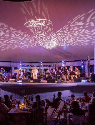 The Savannah Jazz Festival's main events are held in Forsyth Park.