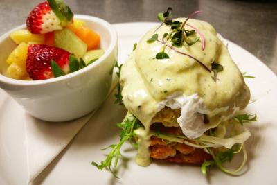 Crab Cake Benedict B. Matthews Eatery