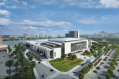 savannah convention center rendering outside