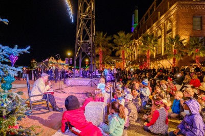 plant riverside district tree lighting ceremony