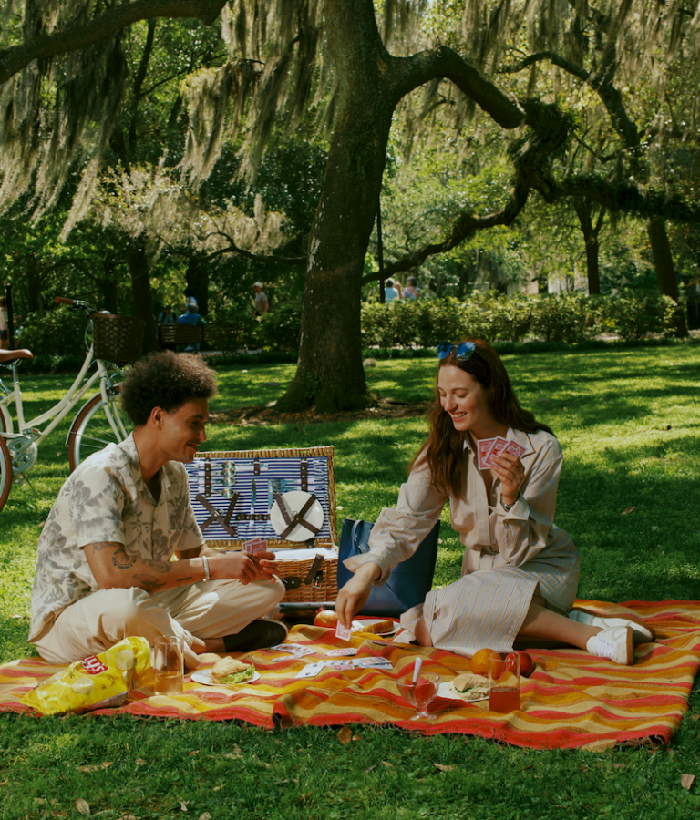 Forsyth Park: Photo courtesy of SAKS Fifth Ave; Dan Li, Photographer