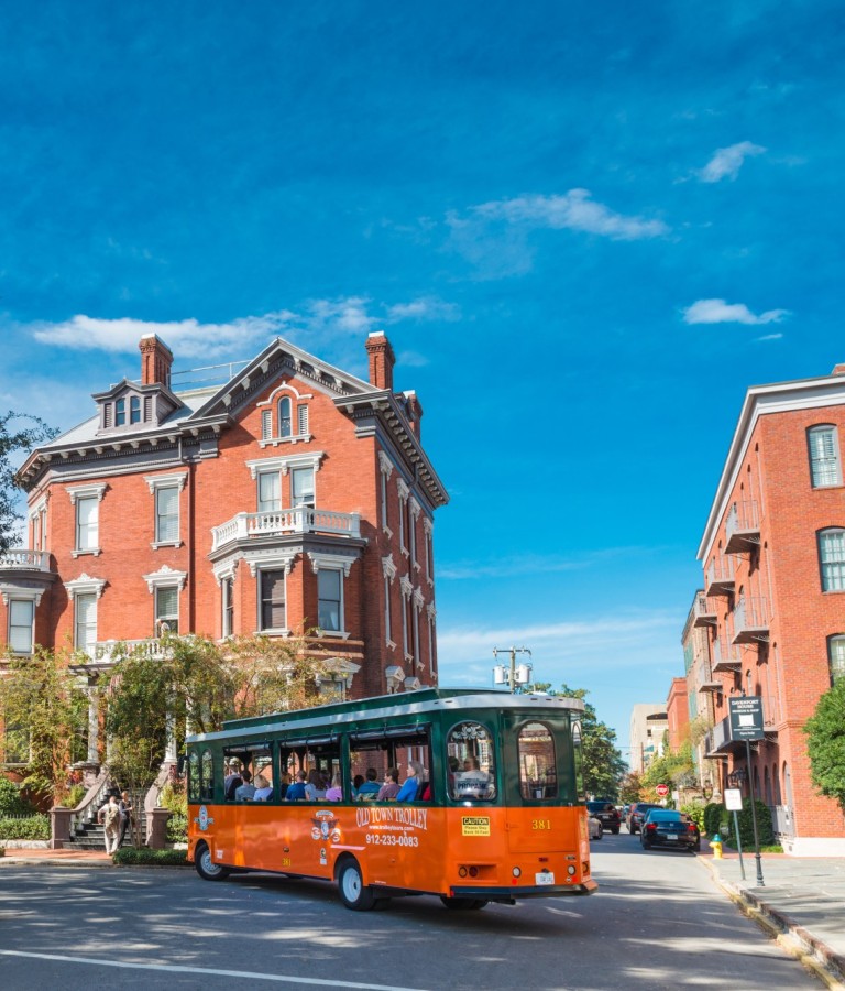 Old Town Trolley Tours of Savannah.