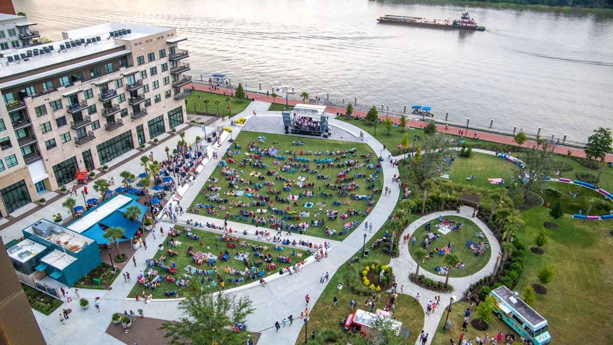 Eastern Wharf aerial view