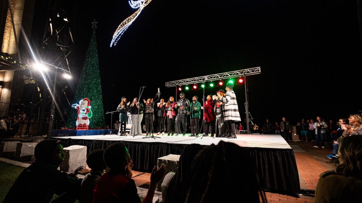 Savannah Christmas Market opening ceremony