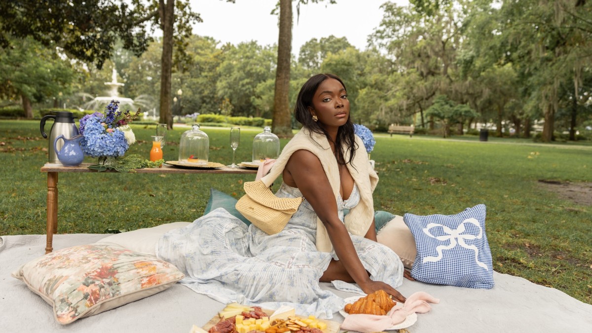 SAKS and Loveshackfancy collaboration in Savannah, GA.