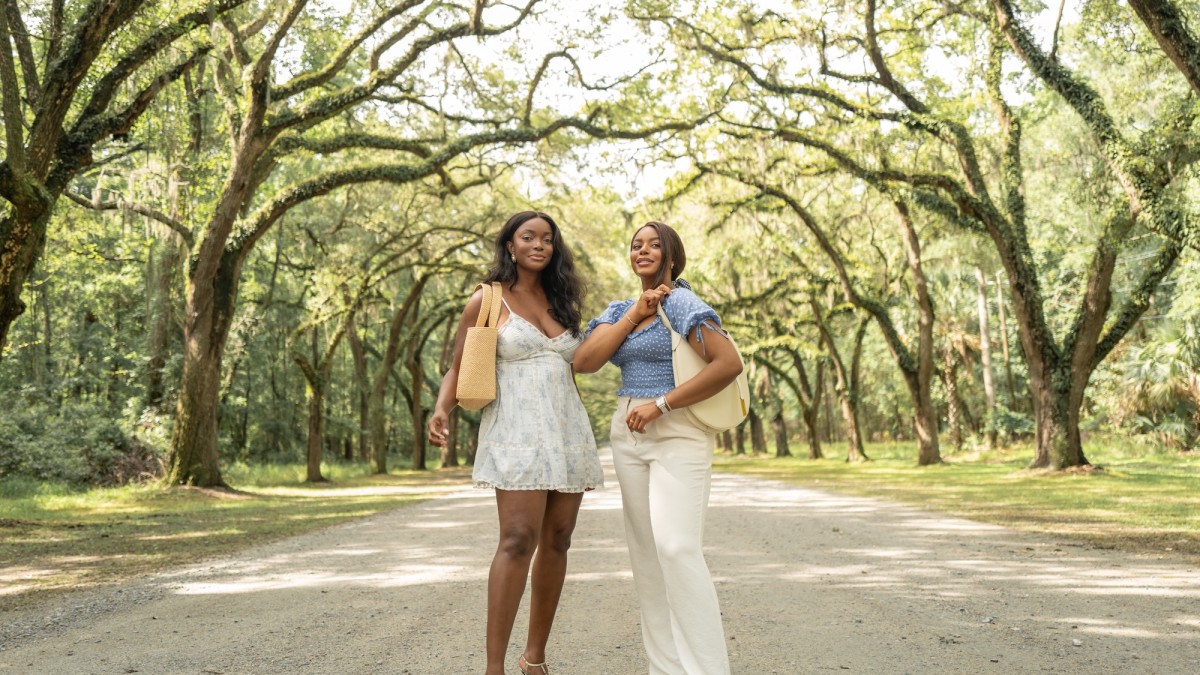 SAKS and Loveshackfancy collaboration in Savannah, GA.