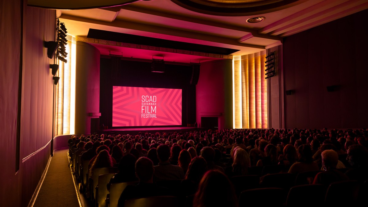 A movie screening for SCAD Savannah Film Festival.