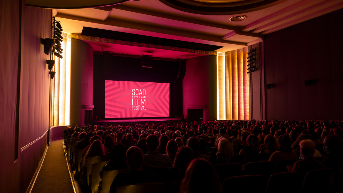 A movie screening for SCAD Savannah Film Festival.