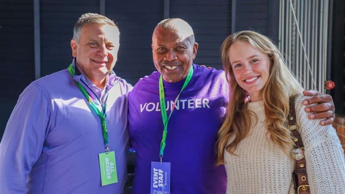 joseph marinelli, earl humes, and sarah iocovozzi pose for a photo