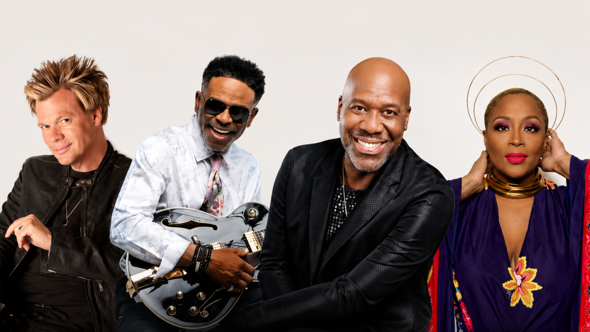 A lineup of jazz musicians set to perform at a festival. 