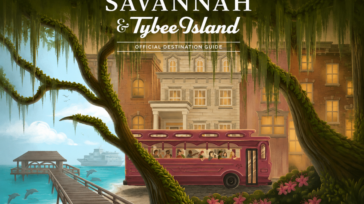 Savannah & Tybee Destination Guide 2026 cover,