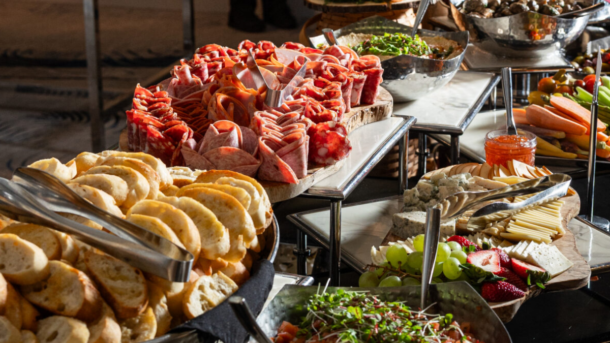 A vast assorted spread of brunch options.