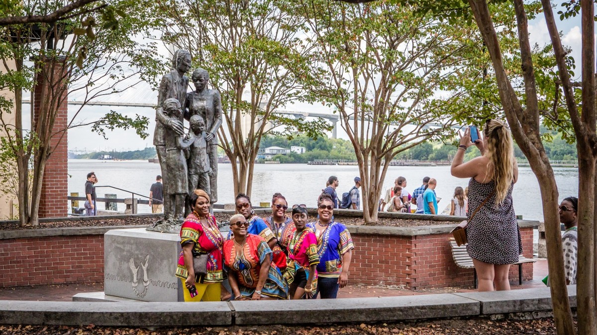 African American Monument on River Street