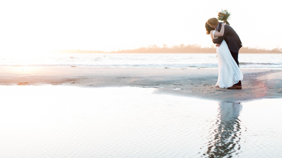 tybee island wedding couple tybee island wedding couple