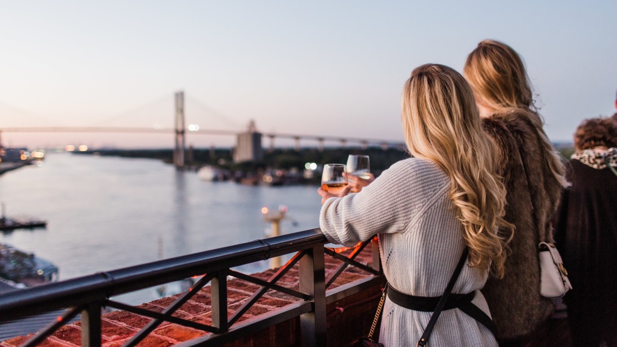 Girls at Top Deck Top Deck Savannah Georgia