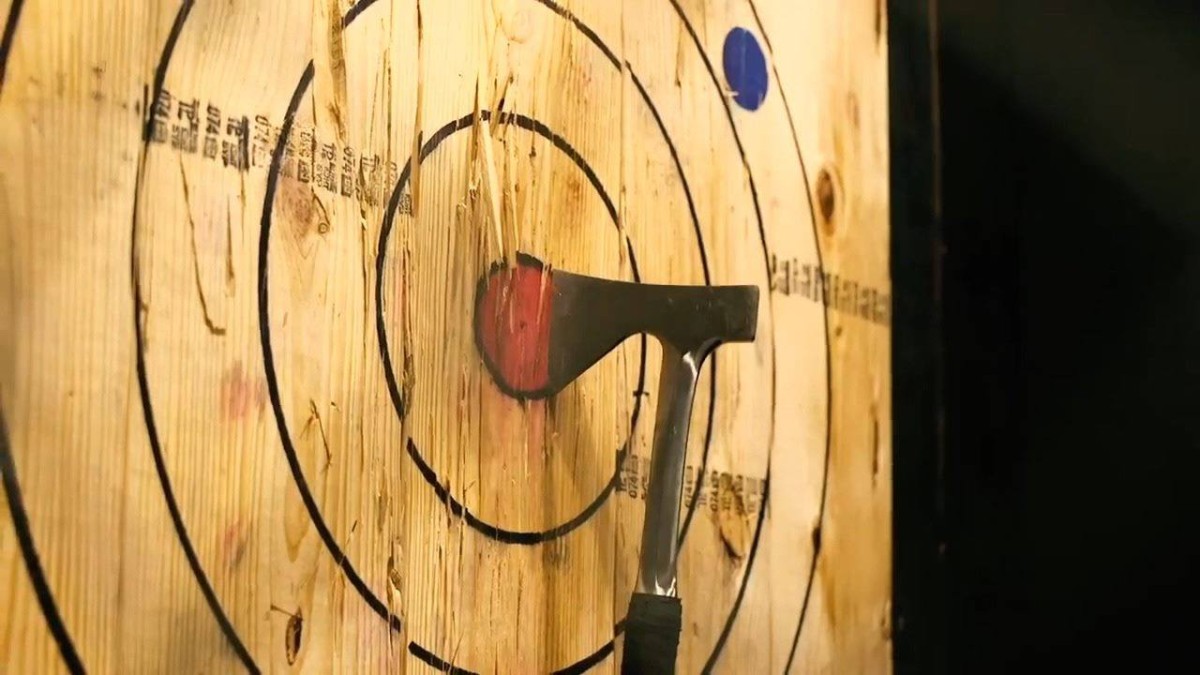 Axe throwing is a fun, unique activitiy. 