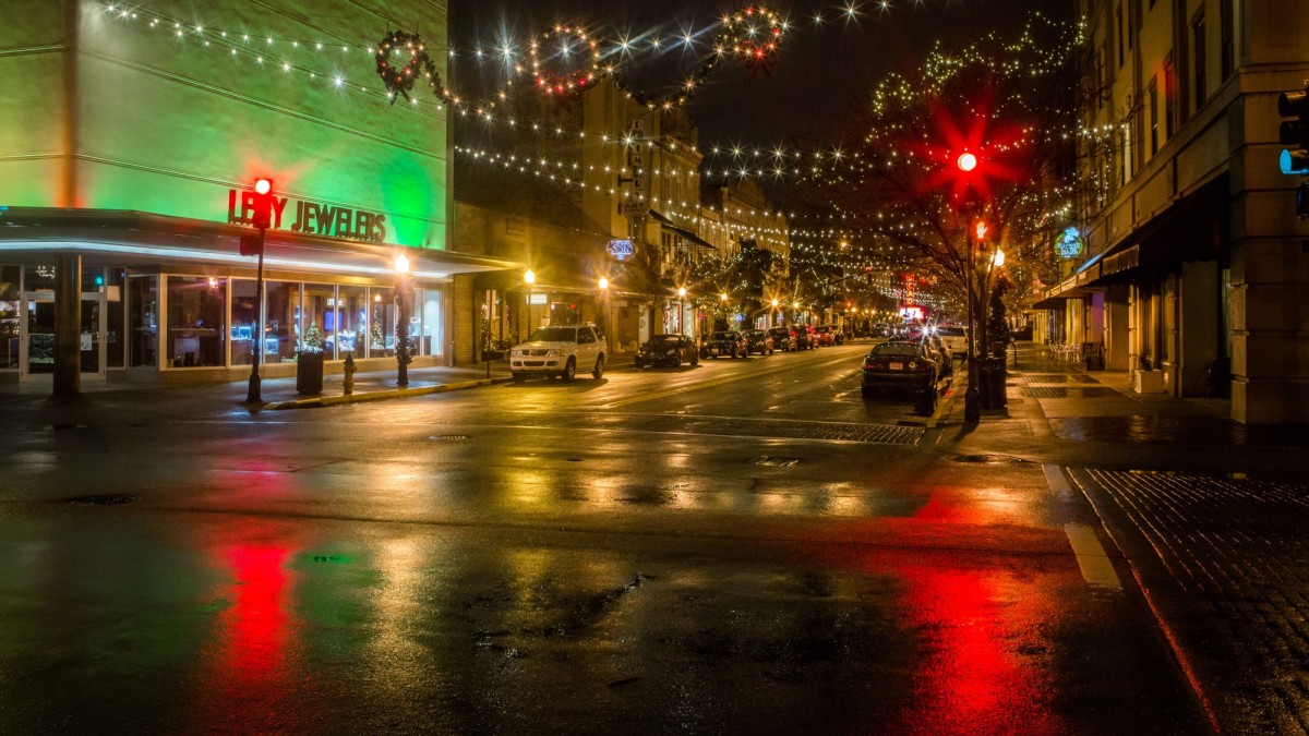 Broughton Street at Christmas