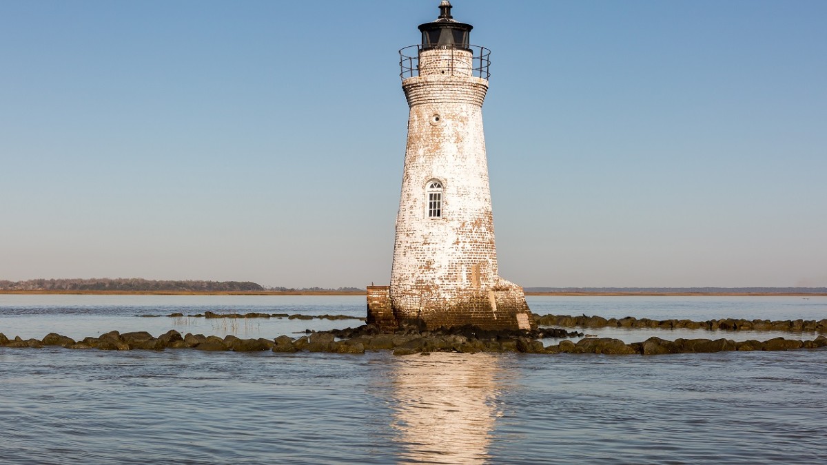 Cockspur Lighthouse Cockspur Lighthouse on Tybee Island