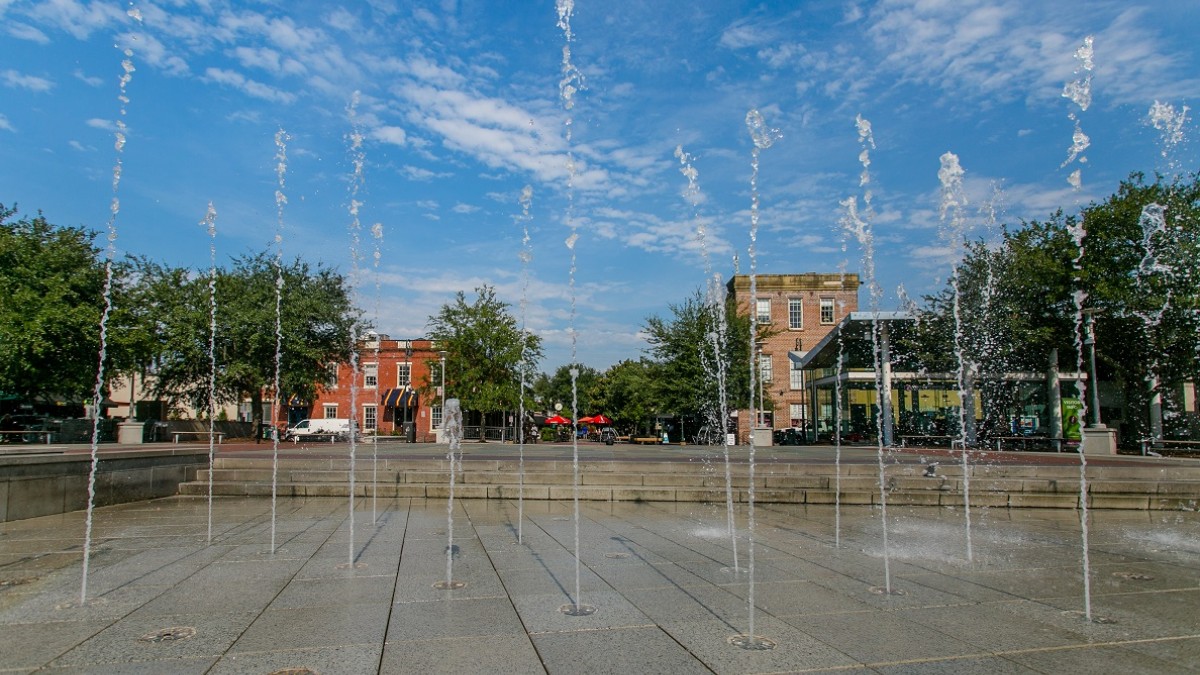 Ellis Square Fountain Ellis Square Fountain