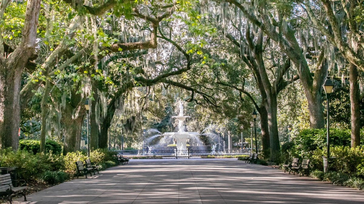 Forsyth Park fountain