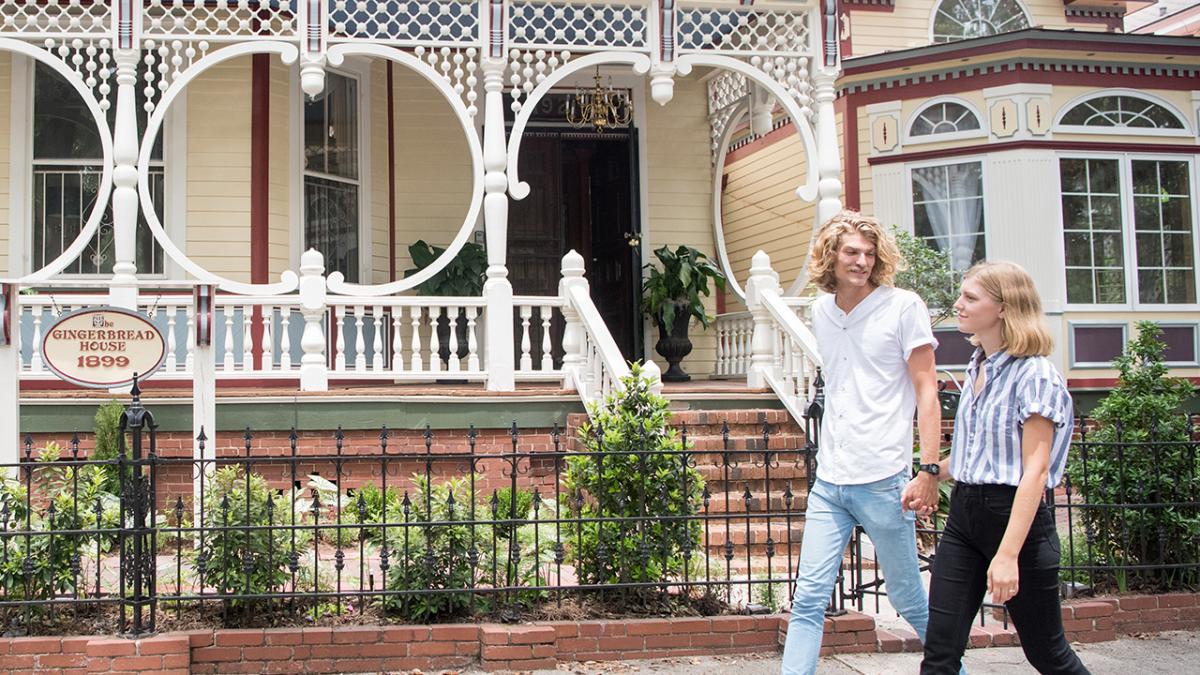 The Gingerbread House in Savannah's Starland District