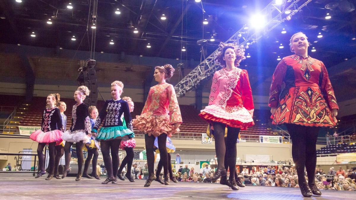 Savannah Irish Festival dancers in traditional attire
